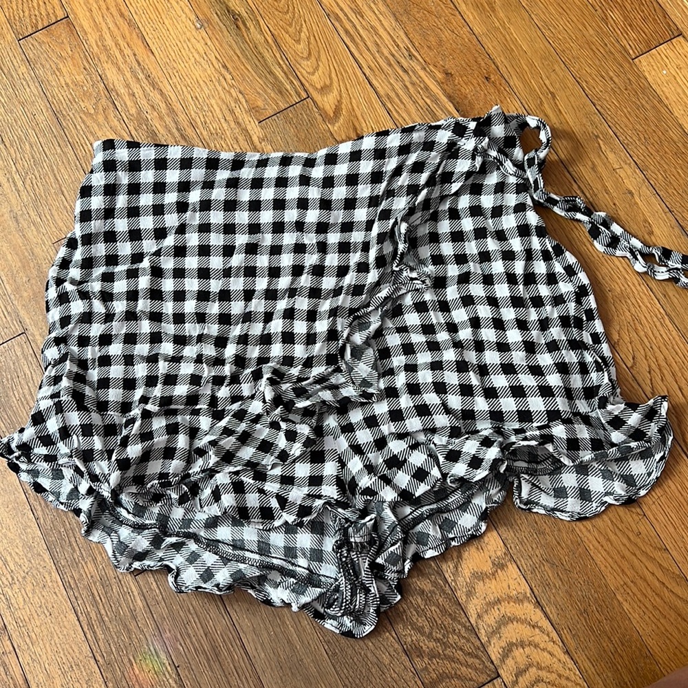 Checkered skort